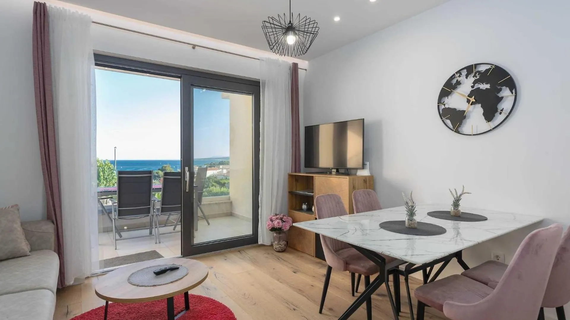 Luxury Beachfront Krk Apartments With Terrace - Studio Apartment With Terrace Krk Town