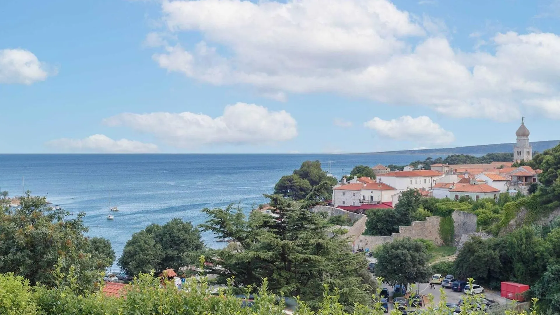 Luxury Beachfront Krk Apartments With Terrace - Studio Apartment With Terrace Krk Town 0*,  Croatia